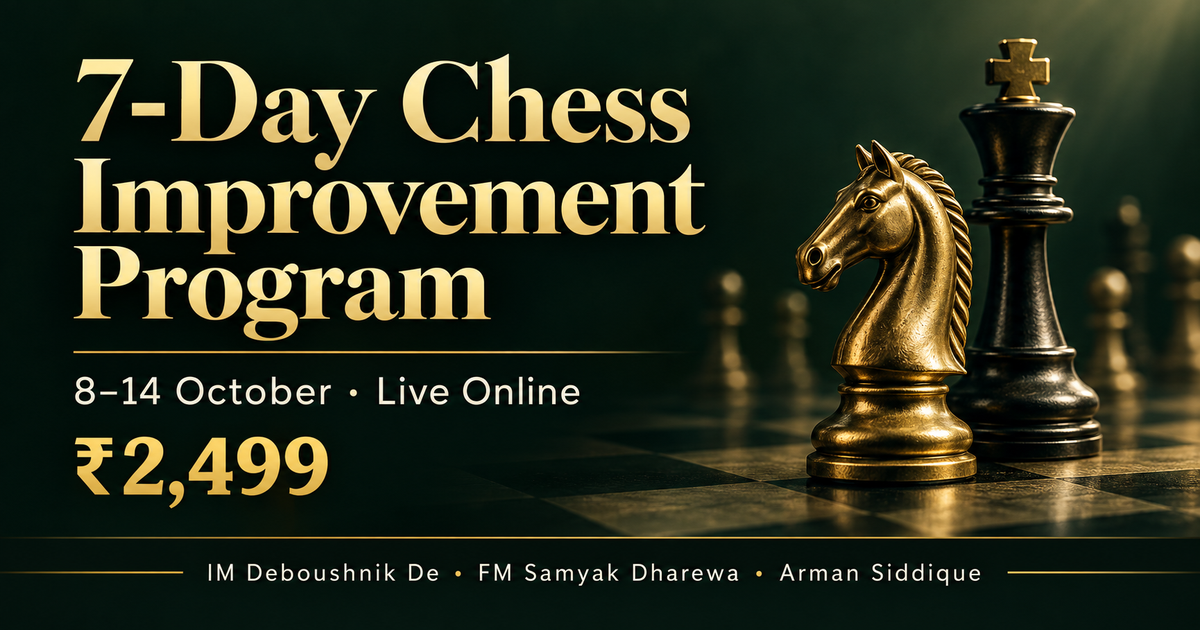 7-Day Chess Improvement Program Banner